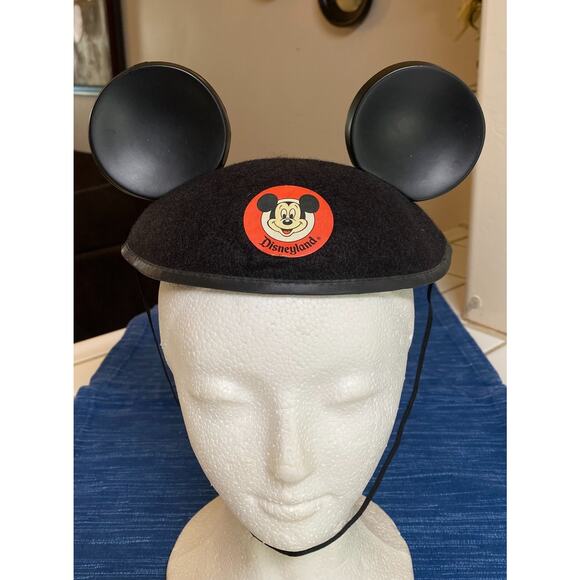Disney | Accessories | Vtg Disneyland Black Mickey Mouse Ears John ...